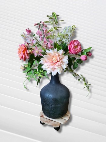 Mullrose Plantentrolley Naturel  dia. 30cm