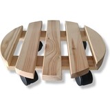 Mullrose Plant trolley - natural - dia. 30cm Mullrose Plant trolley - natural - dia. 30cm