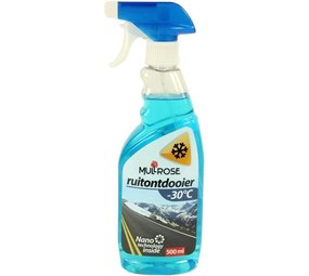 Mullrose Ruitontdooier antivries met nano technologie - ruitontdooier -30 Mullrose Ruitontdooier antivries met nano technologie - ruitontdooier -30