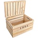 Mullrose Wooden box - natural - 1965 - 47x32x28cm