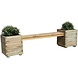 Mullrose Bench with flower boxes - 200x40x50 cm Mullrose Bench with flower boxes - 200x40x50 cm