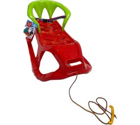 Mullrose Snowstar Sled with back support and pull rope Mullrose Snowstar Sled with back support and pull rope