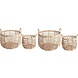 Gusta Gusta baskets - set of four pieces - natural Gusta Gusta baskets - set of four pieces - natural
