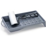 Mullrose Paint roller 5 cm with plastic bracket in paint tray Mullrose Paint roller 5 cm with plastic bracket in paint tray