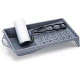 Mullrose Paint roller 7 cm with plastic bracket in paint tray Mullrose Paint roller 7 cm with plastic bracket in paint tray