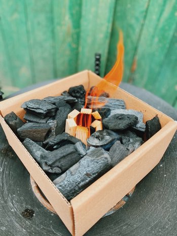 Mullrose Coal set - Ready to use - bbq Mullrose Coal set - Ready to use - bbq