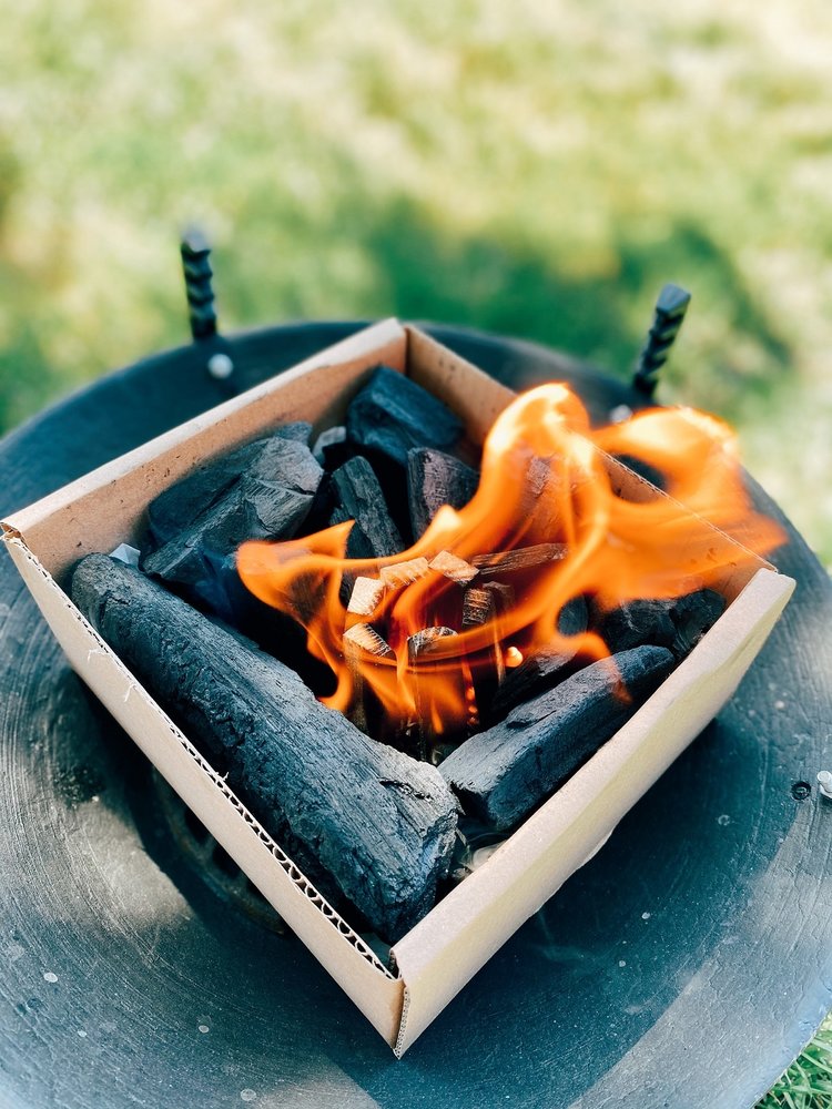 Mullrose Kohleset - Gebrauchsfertig - Grill Mullrose Kohleset - Gebrauchsfertig - Grill