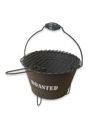 Mullrose BBQ- Draagbaar-zwart-compleet- "ROASTED" Mullrose BBQ- Draagbaar-zwart-compleet- "ROASTED"