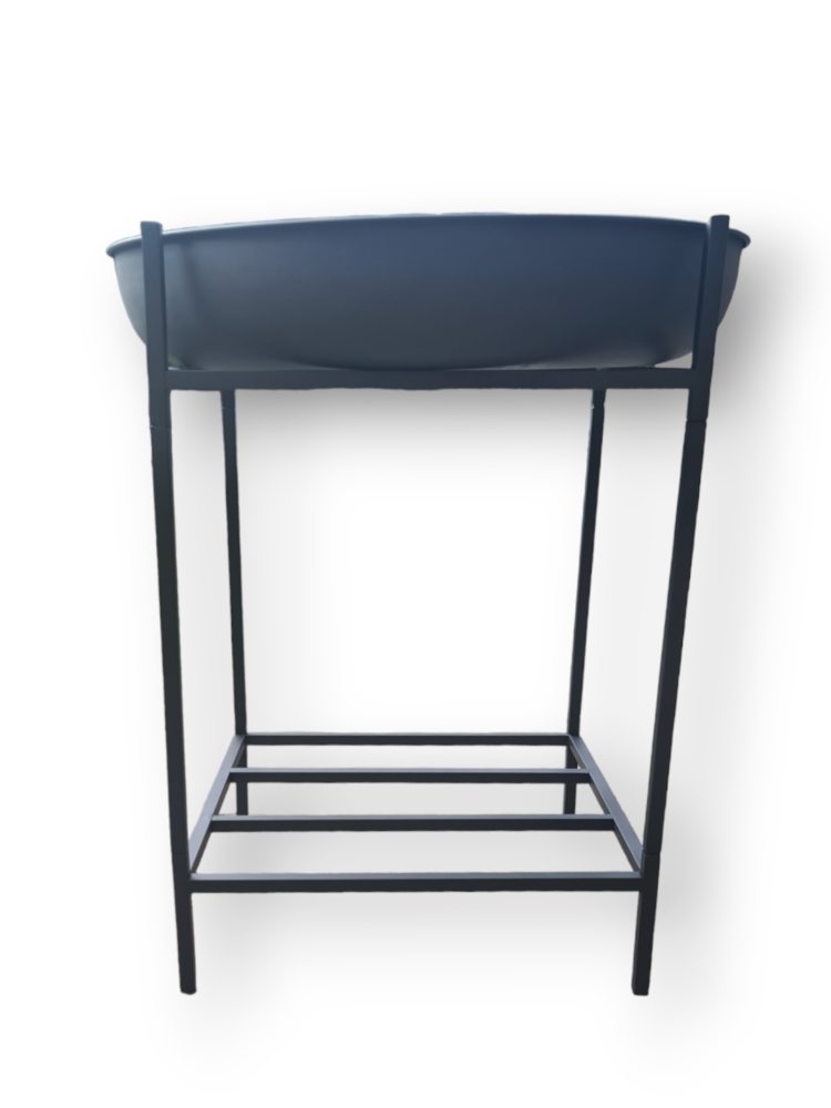 Mullrose Elegant Black Fire Table 70 cm Height | Create Coziness in Your Garden!