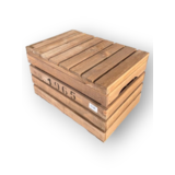 Mullrose Holztruhe im Vintage-Look - Aufdruck 1965 für nostalgischen Charme Mullrose Holztruhe im Vintage-Look - Aufdruck 1965 für nostalgischen Charme