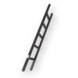 Mullrose Decoratieve ladder | Zwart Mullrose Decoratieve ladder | Zwart