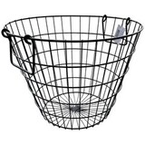 Mullrose Mand- zwart- metaal- trendy diameter 40 x hoogte 35