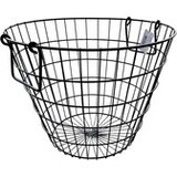 Mullrose Mand- zwart- metaal- trendy diameter 35 x hoogte 28