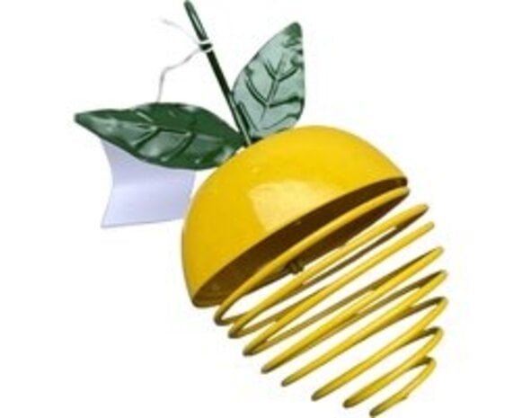 Mullrose Bird feeder feather in the shape of a lemon-yellow-fat balls Mullrose Bird feeder feather in the shape of a lemon-yellow-fat balls