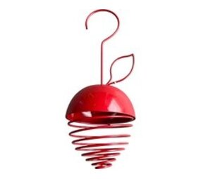 Mullrose Bird feeder feather in the shape of a apple-fat balls Mullrose Bird feeder feather in the shape of a apple-fat balls