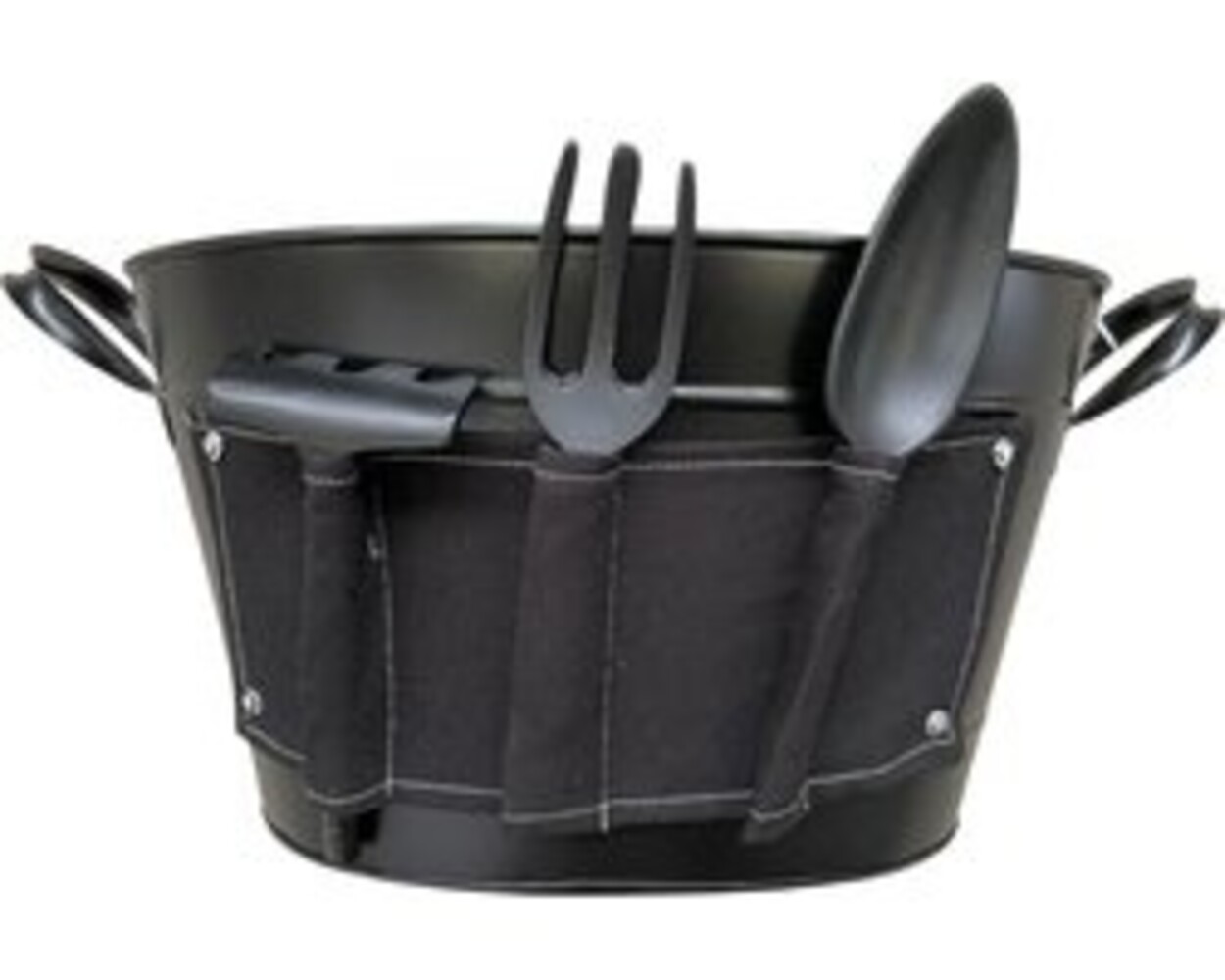 Mullrose Tub-growing- garden tools-black- trendy-handles Mullrose Tub-growing- garden tools-black- trendy-handles