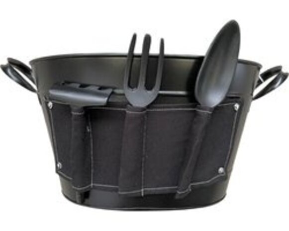 Mullrose Tub-growing- garden tools-black- trendy-handles Mullrose Tub-growing- garden tools-black- trendy-handles