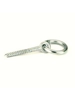 Muurring verzinkt, houtschroef 10mm (2st)