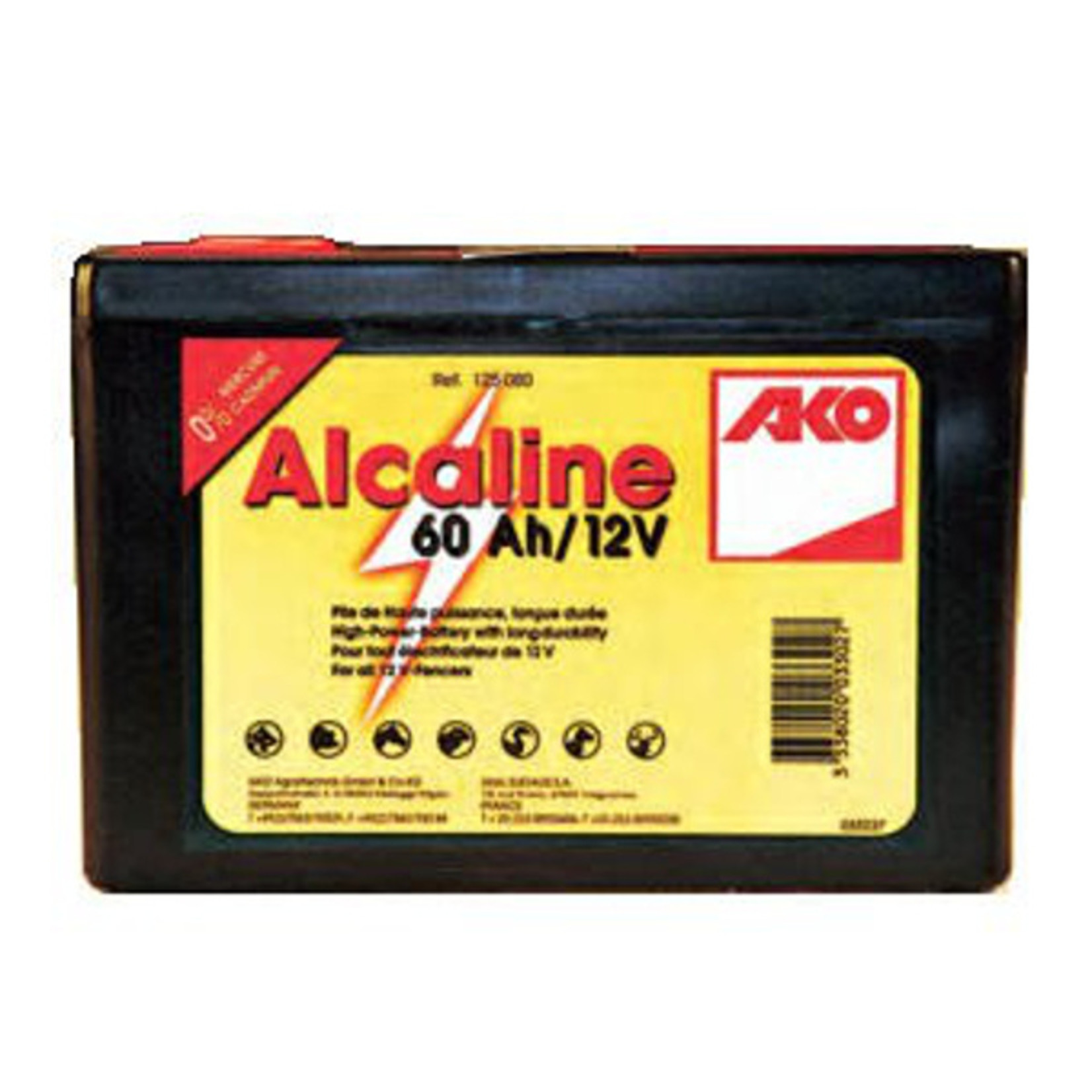 AKO AKO ALKALINE droge batterij 12 V, 60 Ah