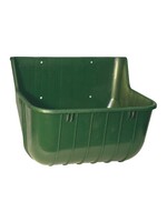 Kerbl Voerbak kunststof breed, groen 15L