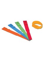 enkelband kunststof, 37cm. met snelsluiting, overschrijfbaar, p.st.