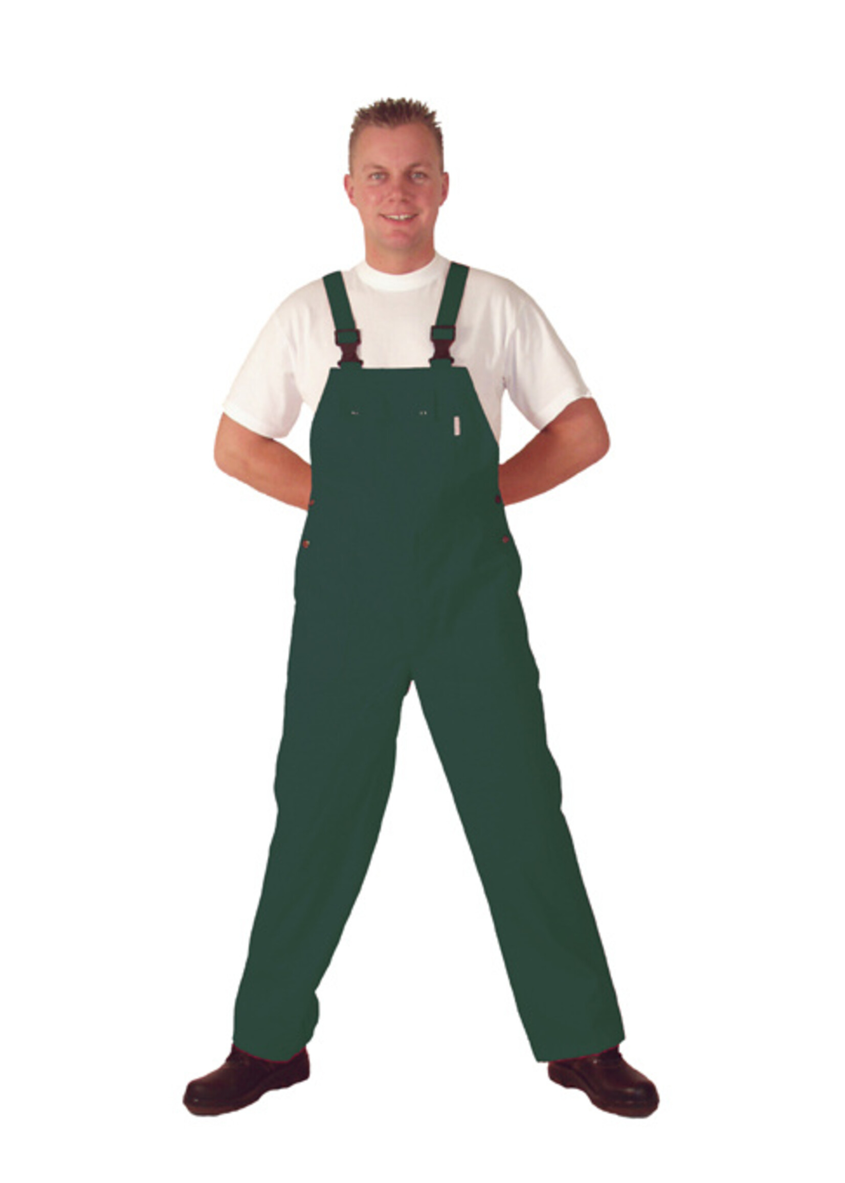 Havep Amerikaanse overall poly/katoen Havep groen, mt 44 t/m 66.