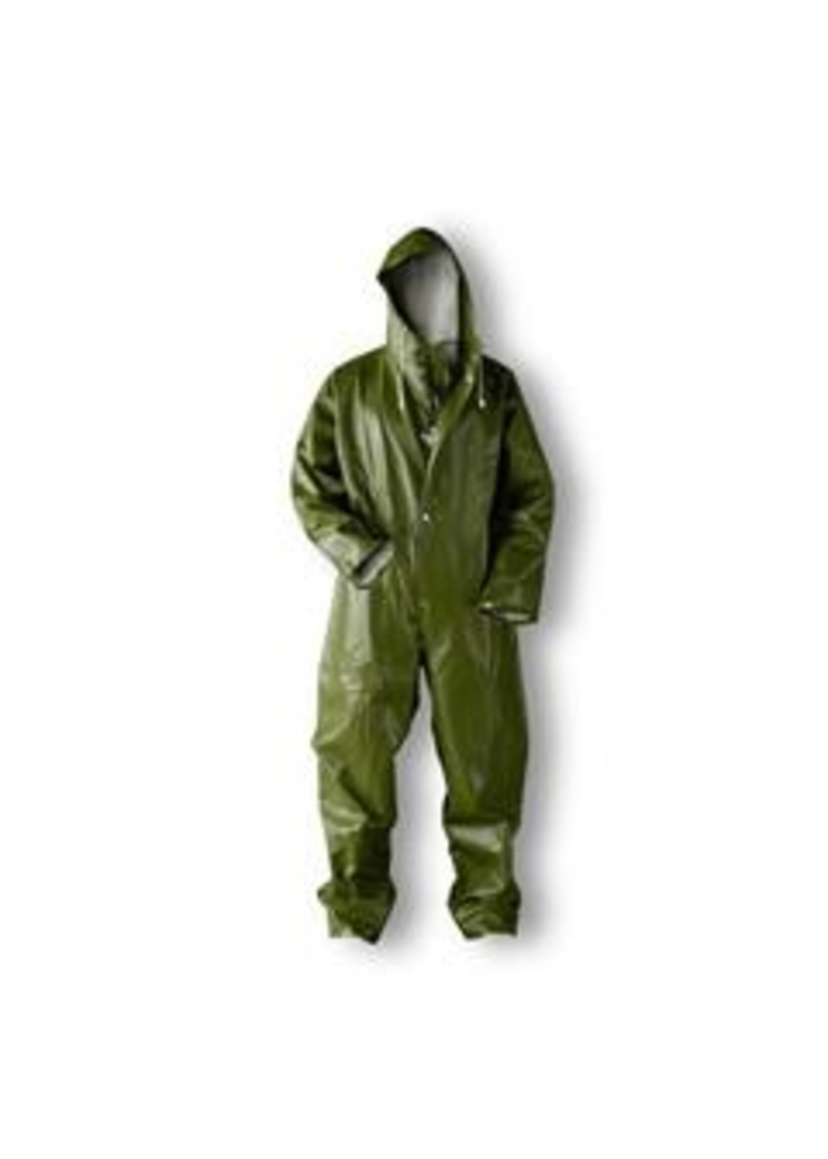 Dolfing Dolfing, Spuitoverall/ regenoverall groen zonder zakken mt.S t/m XXXL