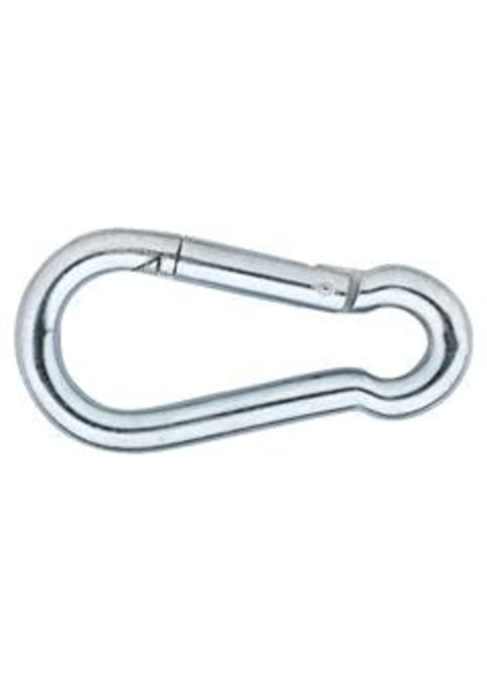 Karabijnhaak, glans verzinkt 4x40 t/m 10x100.