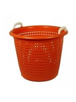 Industriemand / Aardappelmand open, oranje 58 ltr.