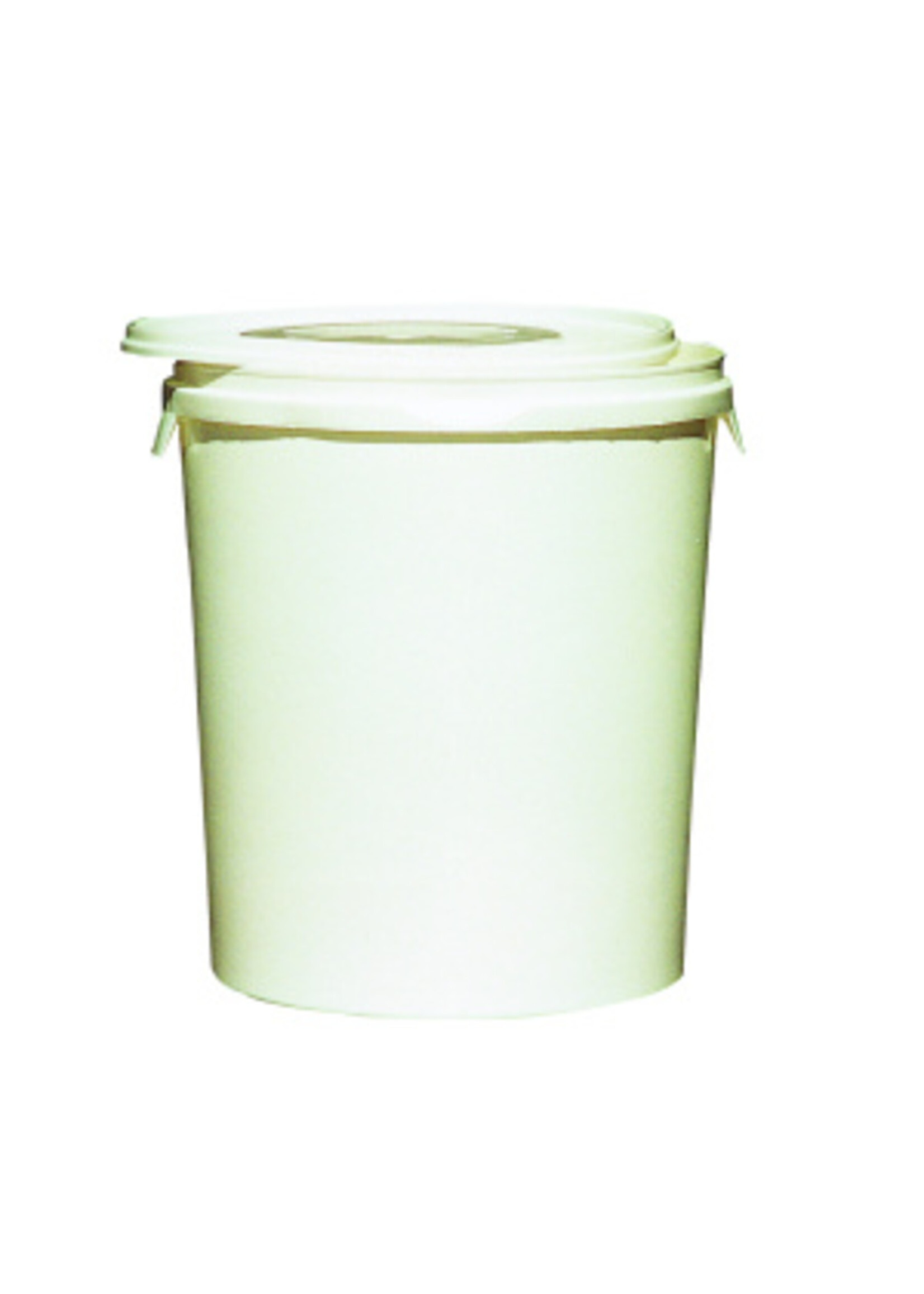 Emmer kunststof wit 33L. Zonder deksel en hengsel