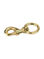 Musketon messing 3/4" (wervel 23mm)