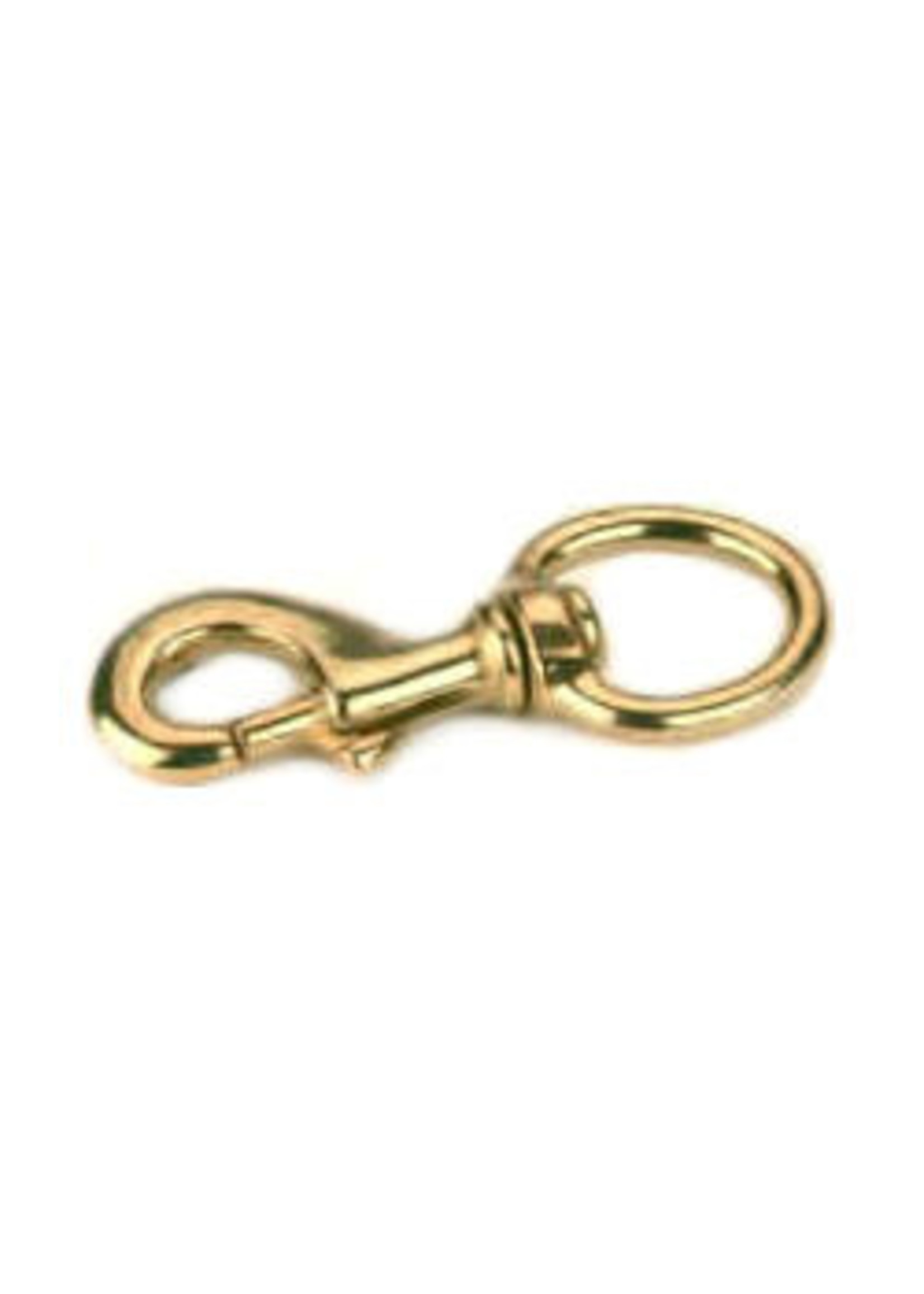 Musketon messing 3/4" (wervel 23mm)