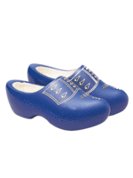 Nijhuis Klompenfabriek Klomp peppel blauw, mt. 13cm (20/21) t/m mt. 22cm (34/35).