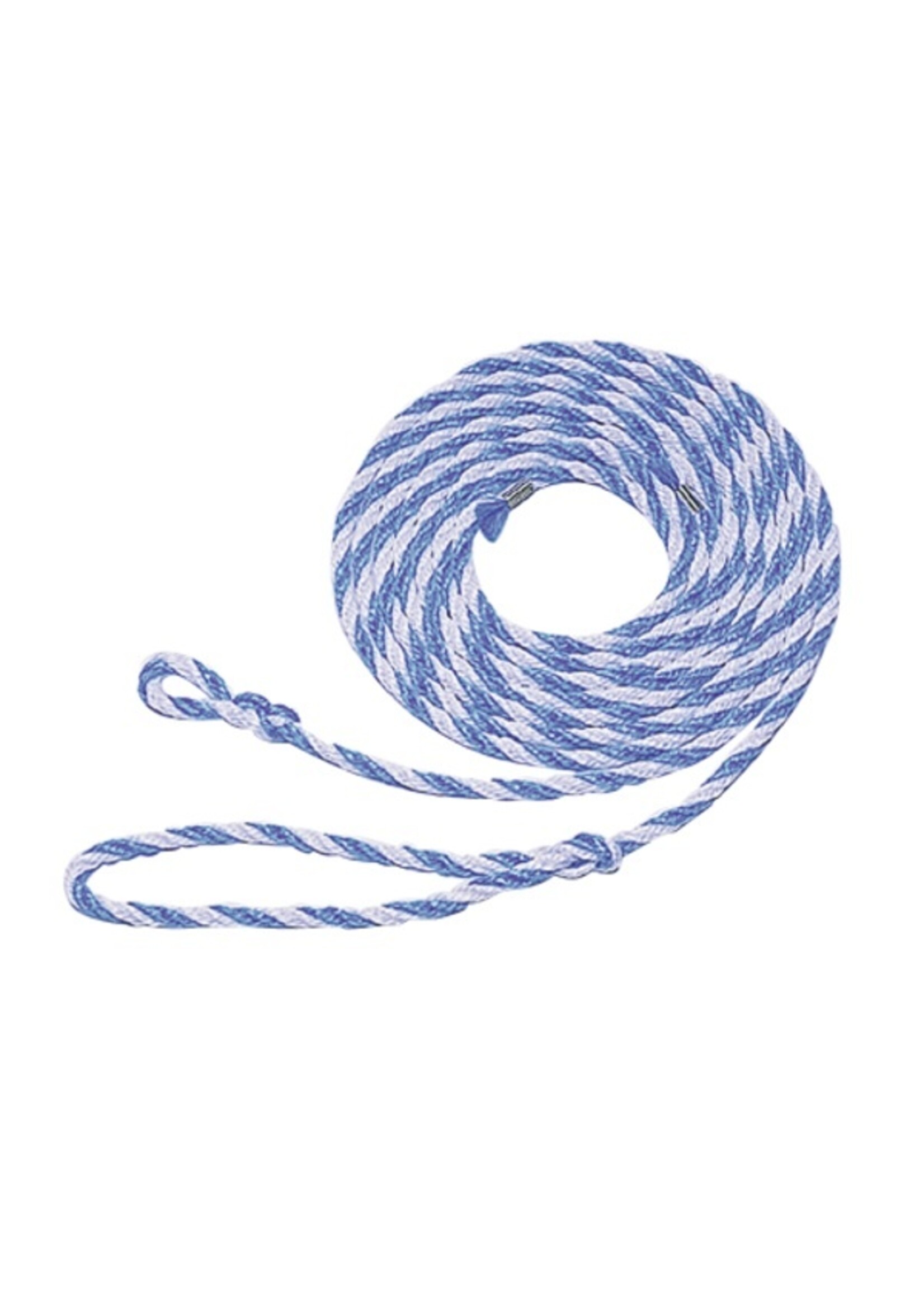 Koetouwen Polyprop blauw/wit  320cm  - 12mm  (10 stuks)