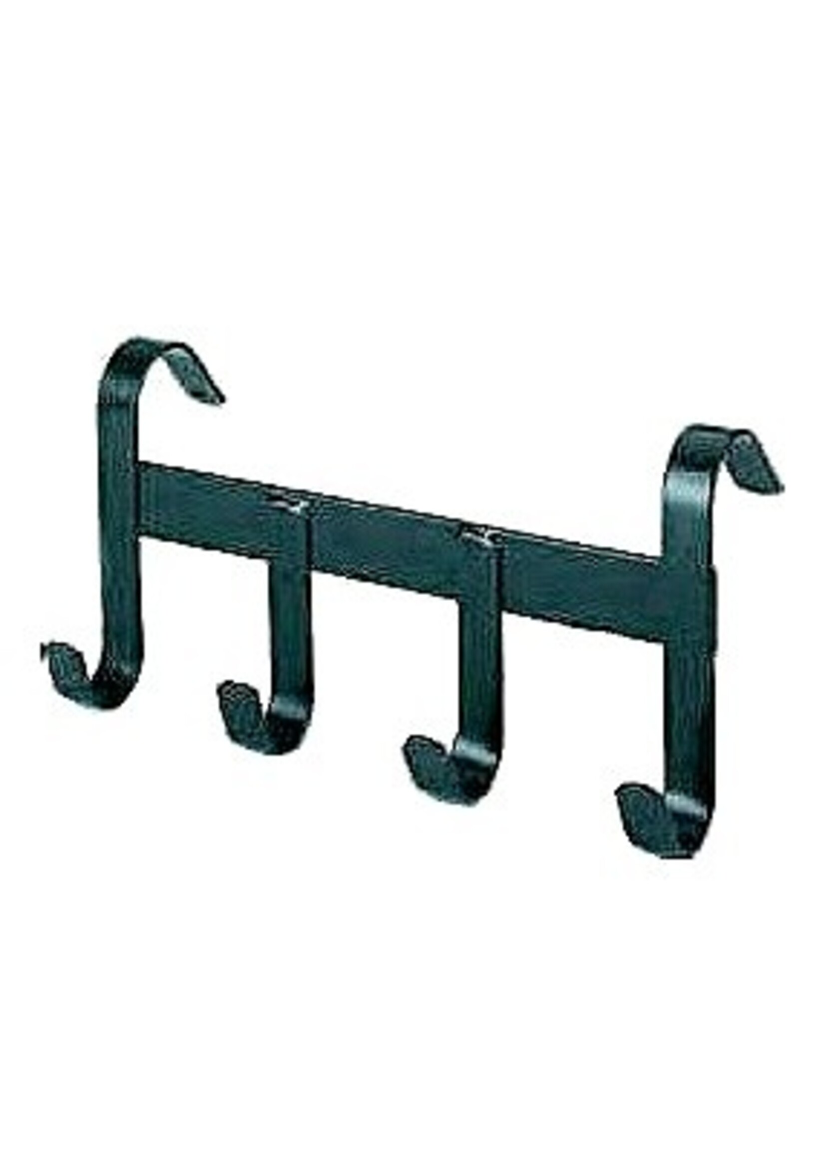 Trensenhouder 4-haken, zwart