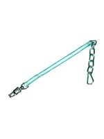 Vastzetlijn nylon met ketting, 70cm.