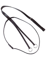 Martingaal leer + stopper, bruin
