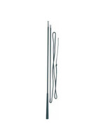 Longeerzweep fiber, 2-delig, 180cm