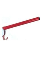 Zadelhouder buis, opklapbaar, rood