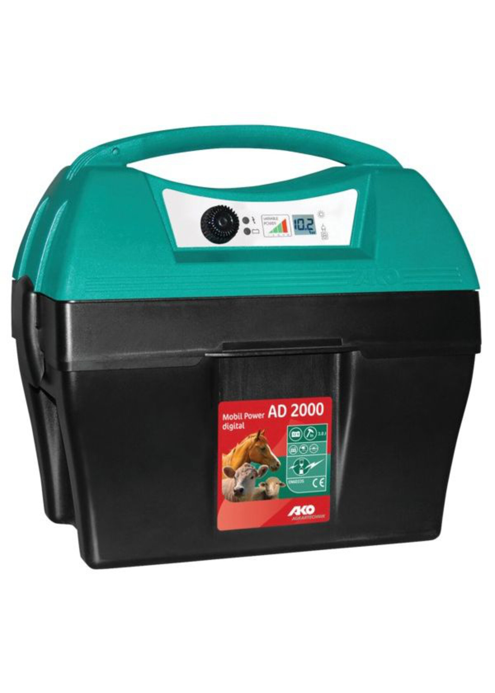 AKO Afrastering AKO Mobil Power AD 2000 Digital accuapparaat, 12V