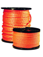Nylon touw, polyethyleen oranje, 200m