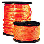 Nylon touw, polyethyleen oranje, 200m