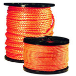 Nylon touw, polyethyleen oranje, 200m