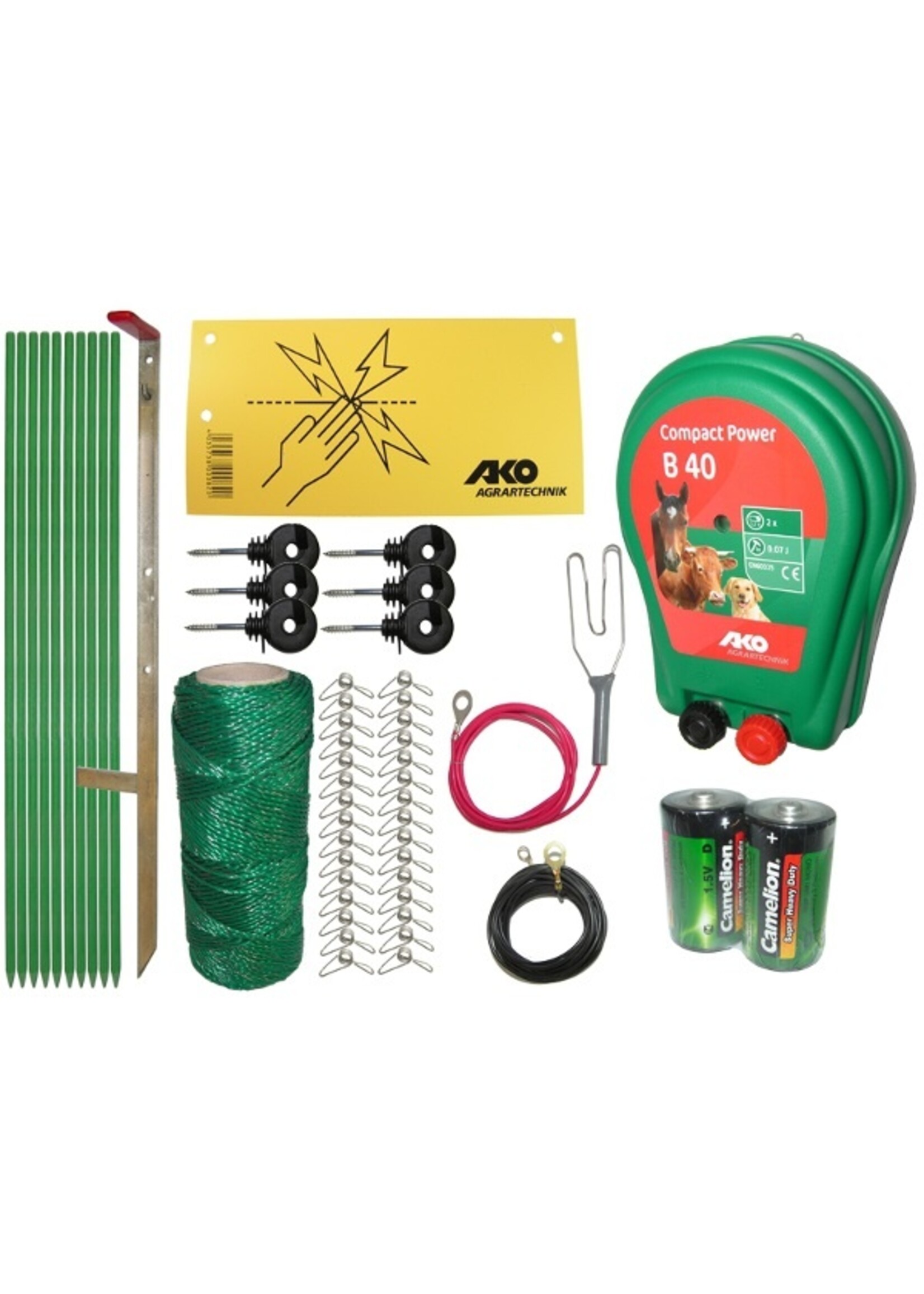 AKO Afrastering AKO Hobbyset tuin, batterijapp. B40