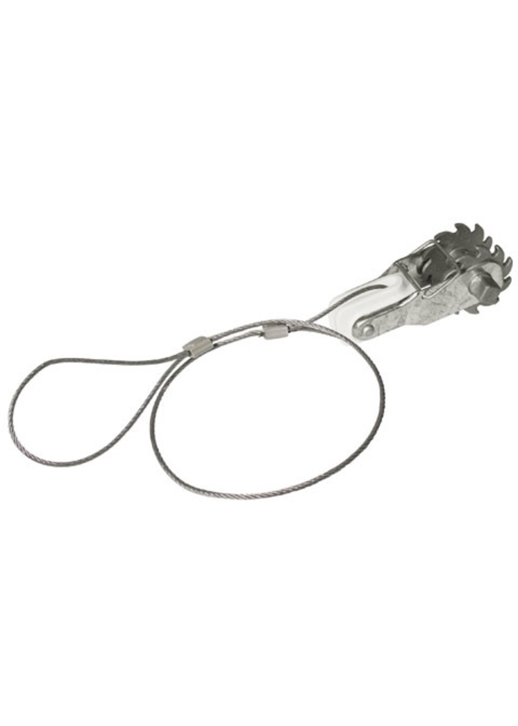 AKO Afrastering AKO Tandwiel-draadspanner met isolator en bevestigingsdraad