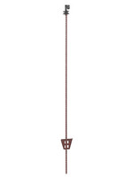 AKO Afrastering AKO Rantsoenpaal staal rond + koordisolator 107cm (10 stuks)