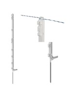 AKO Afrastering AKO PREMIUM kunststof paal WIT 147cm (5 stuks)
