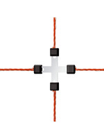 AKO Afrastering AKO Draad Kruisverbinder Litzclip verzinkt 3mm (5 stuks)