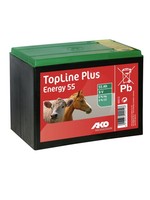AKO Afrastering AKO Zink koolstof droge batterij 9 V, 55Ah