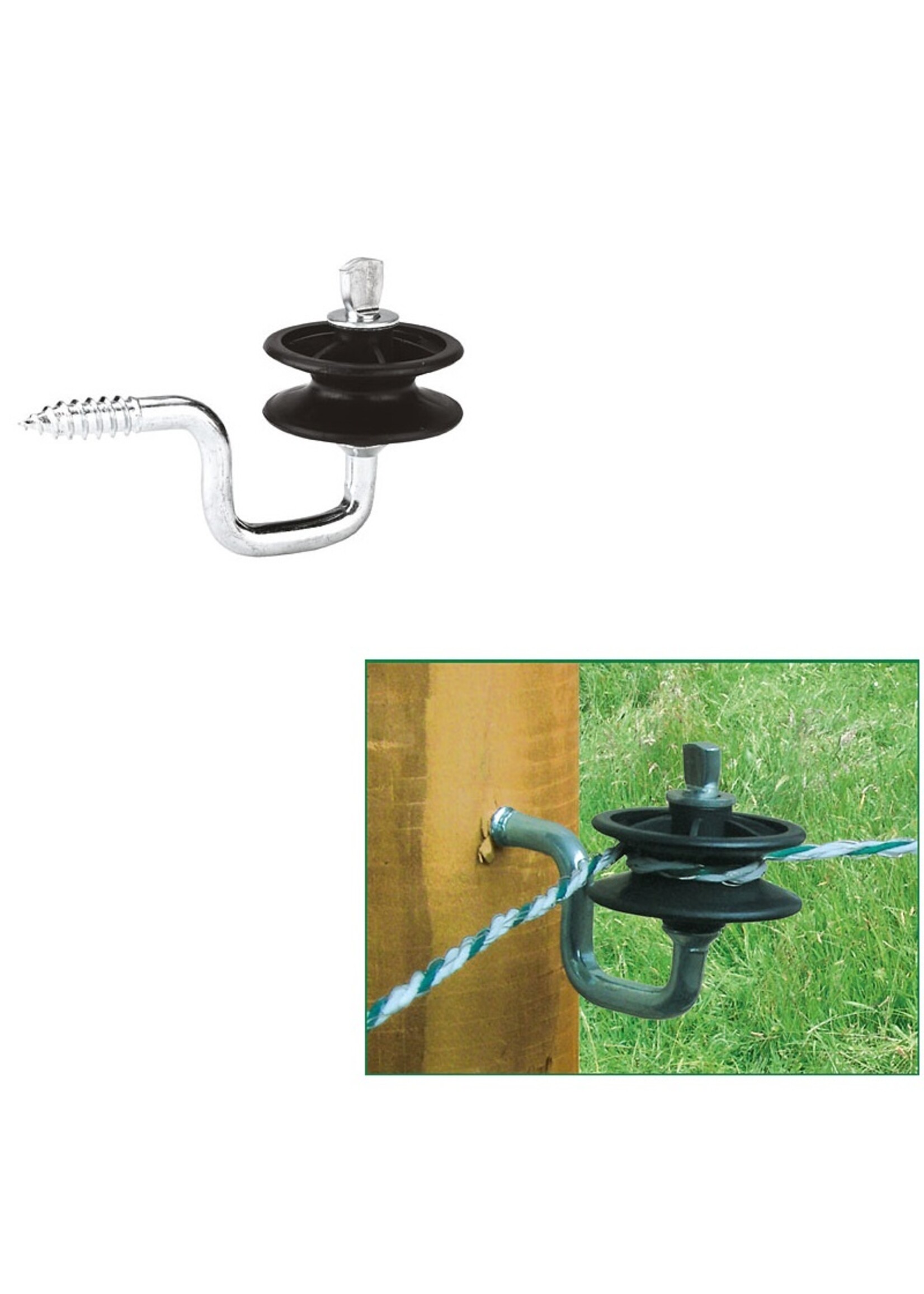 AKO Afrastering AKO Rolisolator voor houten paal (zakje 25 st)